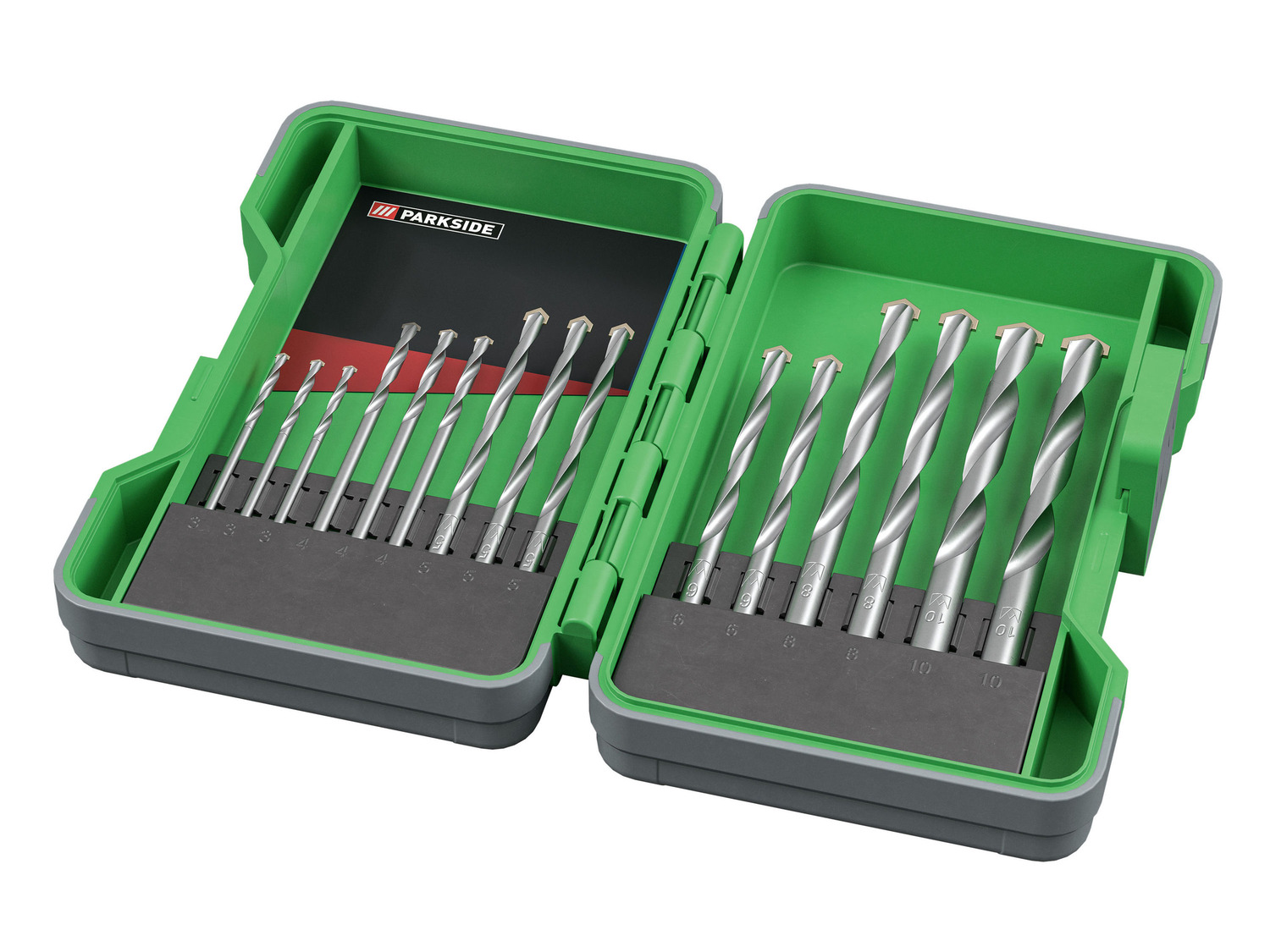 Set D'accessoires De Perçage Parkside - 63 Pièces (forets, Embouts, Etc.) - Pour Perceuse