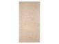 Beige loper met een subtiel gestreept patroon.