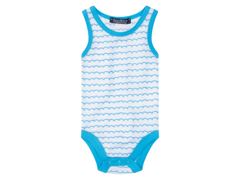 Aller en mode plein écran lupilu® Bodys pour garçons bébés, 2 pièces, en pur coton bio - Photo 5