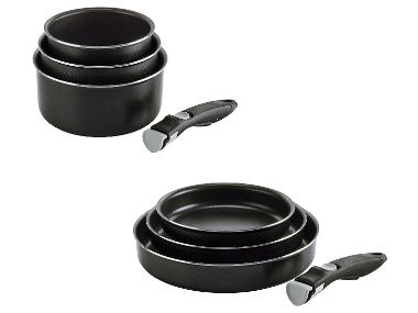 Set de 4 casseroles et poêles or Set de 4 poêles et casseroles CRIVIT