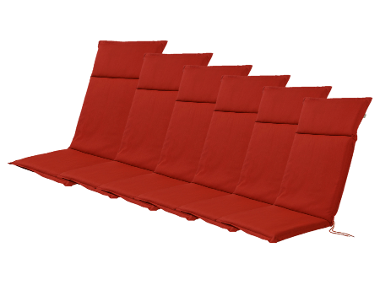 Ensemble de 6 coussins de chaise de jardin 120 × 50 cm LIVARNO Home