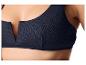 Zwarte bikini top, V-hals.