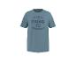 Blauw T-shirt met de tekst 'LIFE IS BETTER IN PYJAMAS I WANT TO WEAR THEM - ALL DAY - AND ALL NIGHT'.