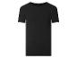 T-shirt basique noir à manches courtes pour homme.