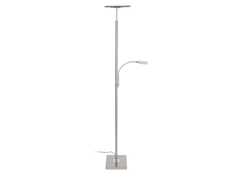 Ga naar volledige schermweergave: LIVARNO home Ledstaanlamp, met leeslampje, hoogte 180 cm - afbeelding 1