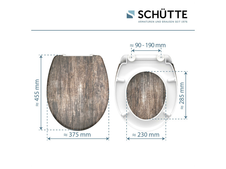 Ga naar volledige schermweergave: Schütte WC zitting duroplast, met soft-close-mechanisme - afbeelding 52