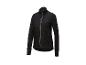 Veste de sport noire avec fermeture éclair et manches longues