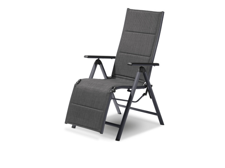 Ga naar volledige schermweergave: LIVARNO home Aluminium relaxstoel »Toronto«, inklapbaar - afbeelding 1