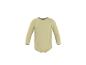 Lichtbeige babyromper met lange mouwen