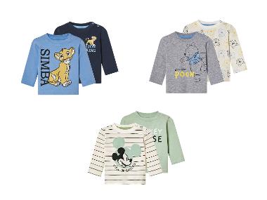 Shirts Disney pour bébés, 2 pièces