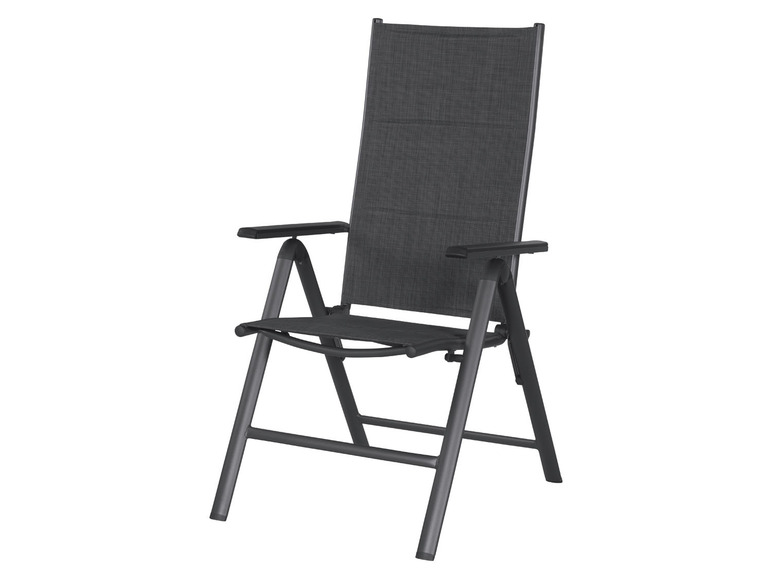 Ga naar volledige schermweergave: Relaxstoelen aluminium antraciet set van 2 LIVARNO home Toronto - afbeelding 4