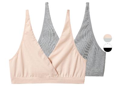 ESMARA® Soutiens-gorges d'allaitement pour femmes, 2 pièces