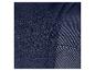 Texture de tissu bleu foncé avec une partie moelleuse et une partie tissée.