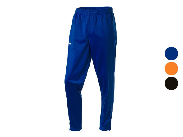 Blauwe sportbroeken met kleur opties.