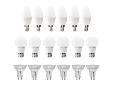 LIVARNO home Ampoule à LED, set de 6, intensité non variable