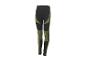 Zwarte en groene sportlegging met getextureerde details