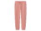 Pantalon de jogging rose avec cordon de serrage à la taille et poches latérales.