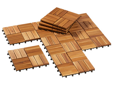 LIVARNO home Set van 10 houttegels