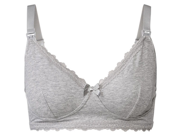 Aller en mode plein écran esmara® Set de 2 soutiens-gorge d'allaitement en un mélange de coton bio - Photo 12