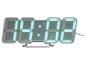 Horloge numérique LED avec chiffres verts lumineux affichant 04:02
