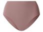 Culotte femme unie taille haute couleur mauve.