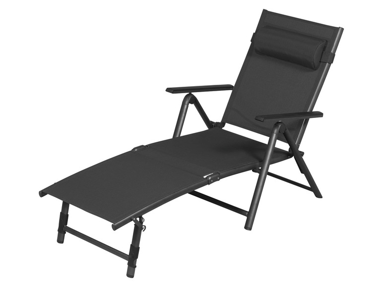 Aller en mode plein écran LIVARNO home Chaise longue en aluminium »Houston«, pliable - Photo 1