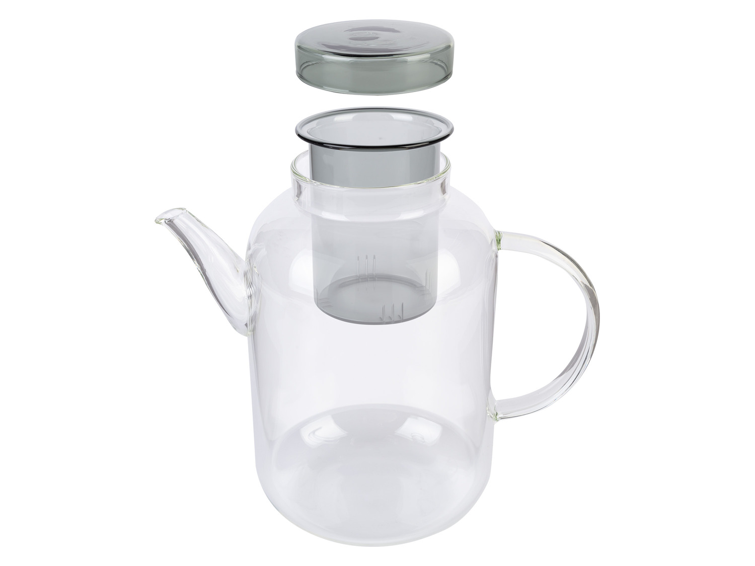 Théière Décorative En Verre – Transparente – Modèle Générique