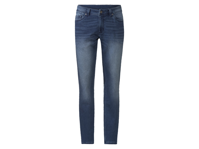 Ga naar volledige schermweergave: LIVERGY® Slim fit sweatdenim jeans van een katoenmix - afbeelding 6