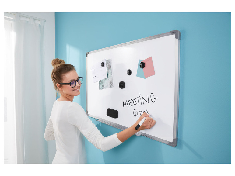 Ga naar volledige schermweergave: UNITED OFFICE® Magnetisch whiteboard, 90 x 58,5 cm - afbeelding 5