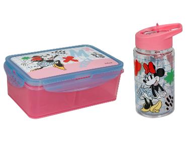 Lizenz Set gourde et boîte à tartines Minnie