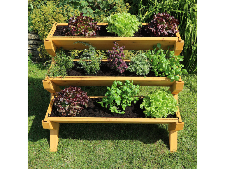 Aller en mode plein écran HABAU Potager en bois sur pieds Trio - Photo 3