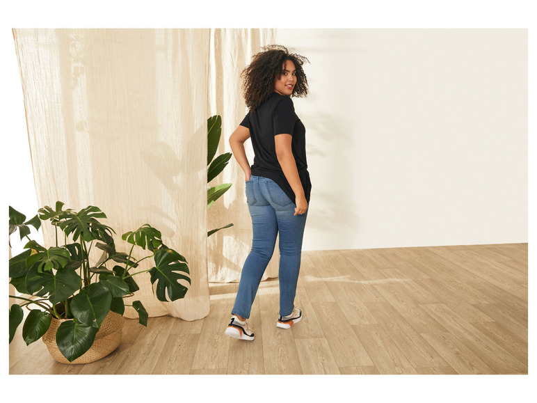 Ga naar volledige schermweergave: esmara® Slim fit jeans van een katoenmix - afbeelding 6