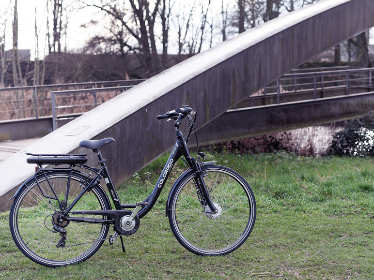 Ga naar volledige schermweergave: Colorado Elektrische fiets »Shiny Black Lady«, 28", voorwielmotor - afbeelding 15