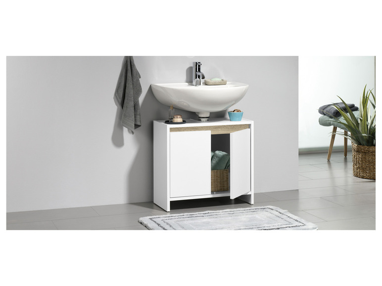 Ga naar volledige schermweergave: LIVARNO home Wastafelonderkast, 60 x 55 x 28 cm - afbeelding 5