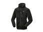 Zwarte Parkside hoodie met rits.