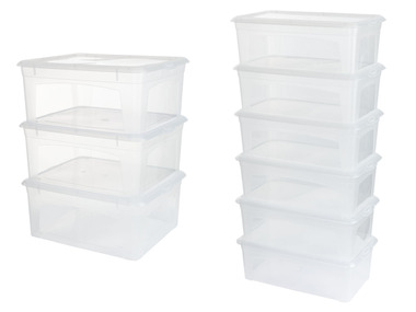LIVARNO home Boîtes de rangement, set de 3 ou de 6; 4 L ou 14 L
