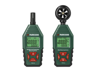 PARKSIDE® Vochtigheids- en temperatuurmeter PKM A1, windmeter PWM A1