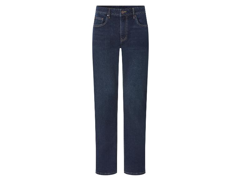 Jean homme bleu foncé à coupe droite