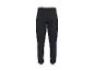 Zwarte heren sportbroek met elastische tailleband, achteraanzicht.