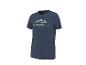 T-shirt homme bleu foncé avec le texte « SPORTS CLUB Love for Leisure ».