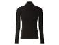 Een zwart longsleeve shirt met hoge hals.