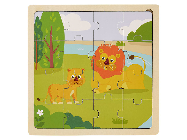 Aller en mode plein écran Playtive Puzzle en bois - Photo 1