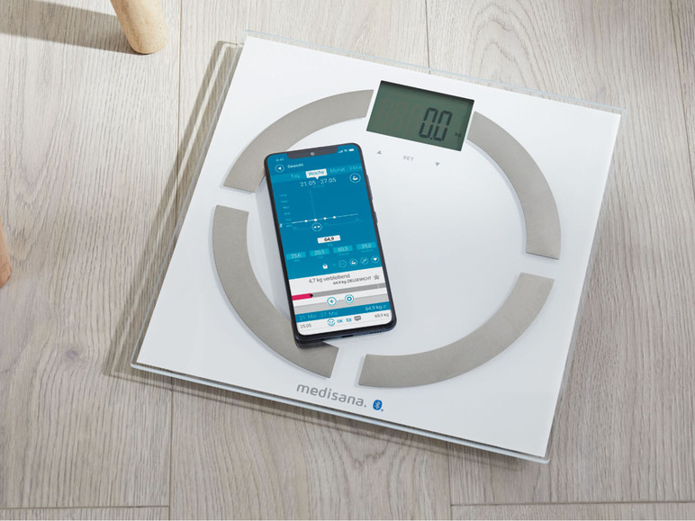 Ga naar volledige schermweergave: MEDISANA Personenweegschaal BS 444 Connect, met Bluetooth®, met app - afbeelding 3
