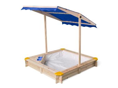 LUPILU® Bac à sable avec toit pare-soleil