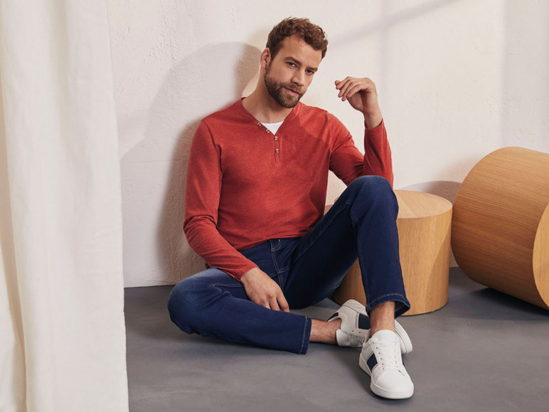 Ga naar volledige schermweergave: LIVERGY® Shirt met lange mouwen van een katoenmix - afbeelding 9