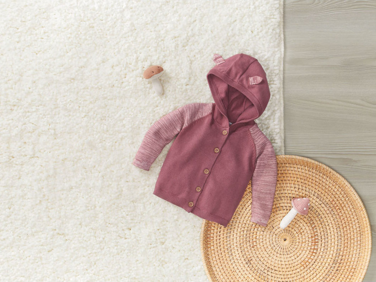 Aller en mode plein écran lupilu® Gilet en maille bébé en pur coton bio - Photo 3