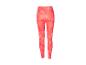 Dameslegging met stippenpatroon in oranje en roze