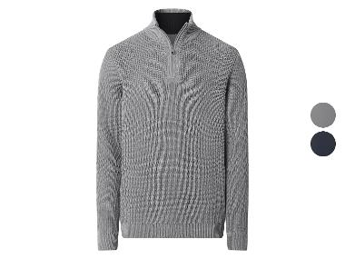 ESMARA MEN Pull Troyer en gros tricot pour hommes