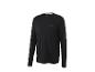Zwart Crivit sportshirt met lange mouwen voor heren