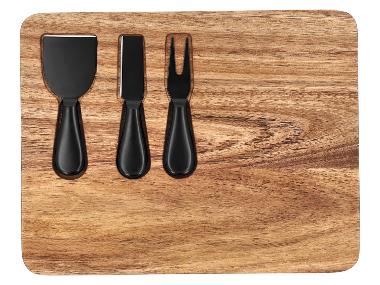 SILVERCREST® Plateau à fromage avec couteaux